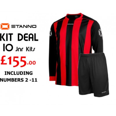 Brighton Jnr Kit Deal Red/Black
